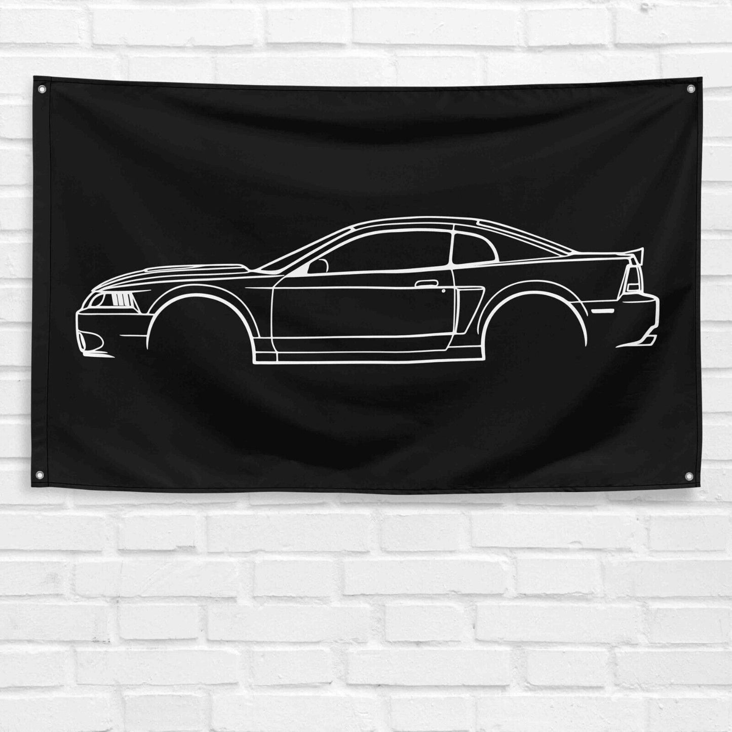 For Mustang Cobra 2004 Car Enthusiast 3x5 ft Flag Grandpa Dad Son Birthday Gift Man Cave Garage Wall Decor Banner