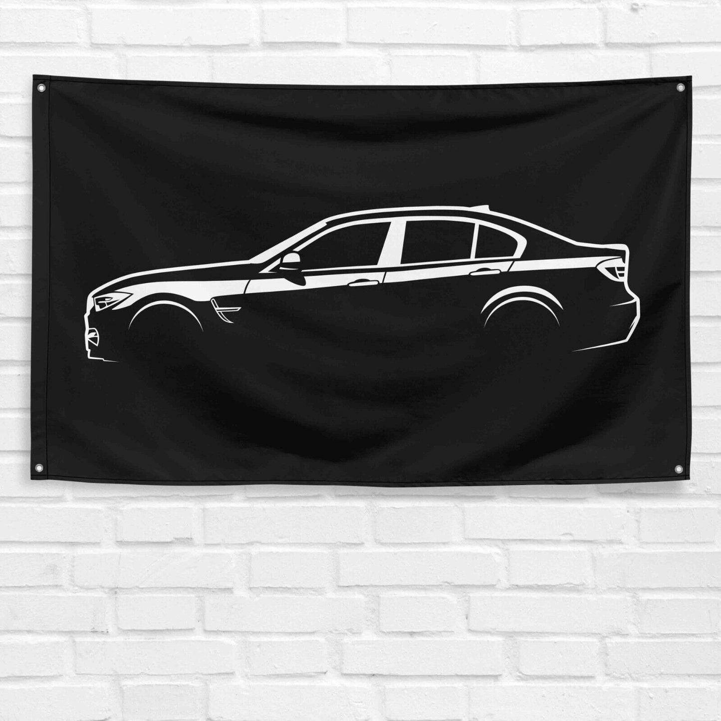 For M3 F80 Car Enthusiast 3x5 ft Flag Grandpa Dad Son Birthday Gift Man Cave Garage Wall Decor Banner