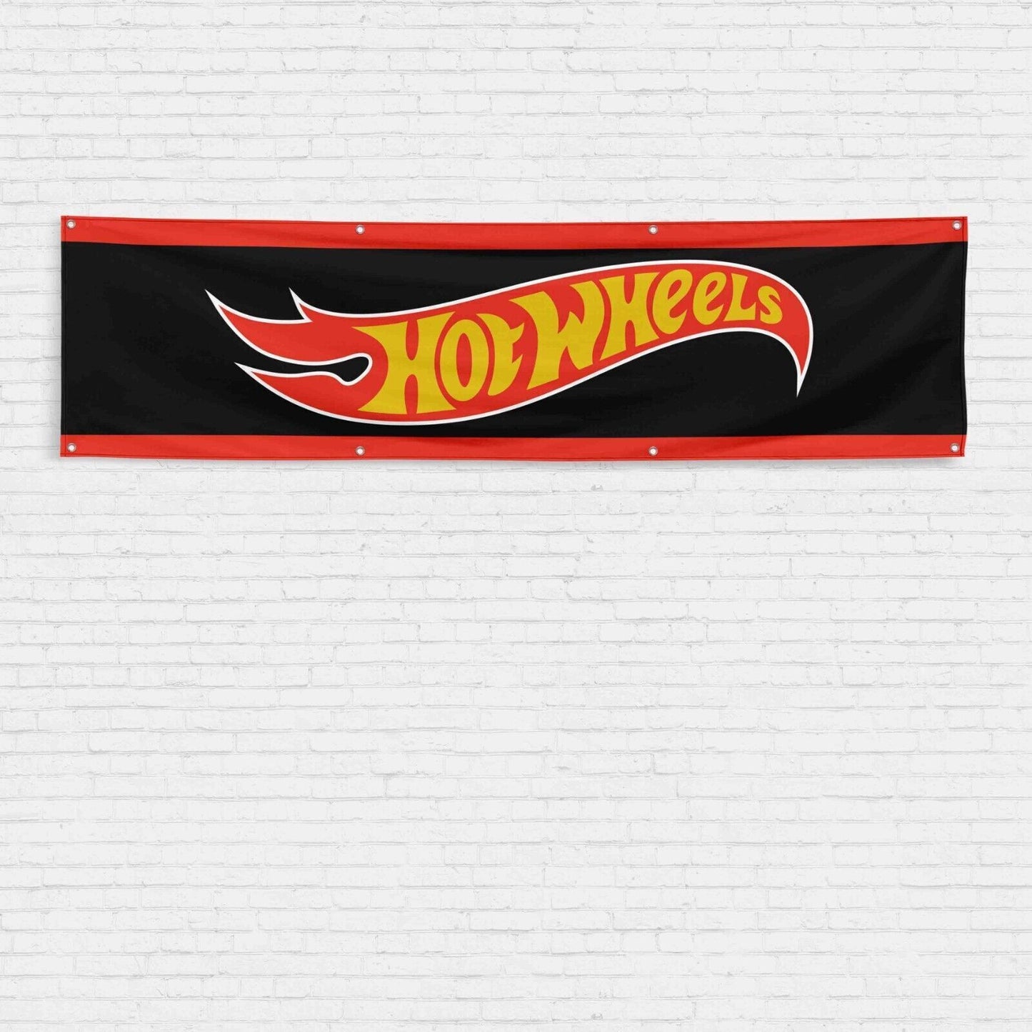 For Hot Wheels 2x8 ft Banner Mattel Toys Collectors Toy Cars Gift Sign Flag