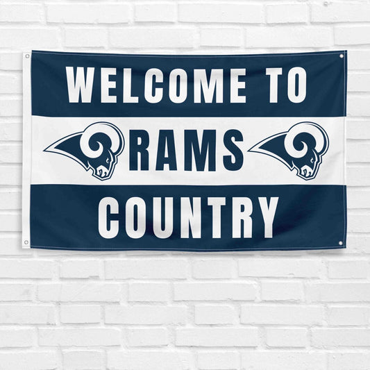 For Los Angeles Rams Football Fans 3x5 ft Flag NFL Gift Welcome Banner