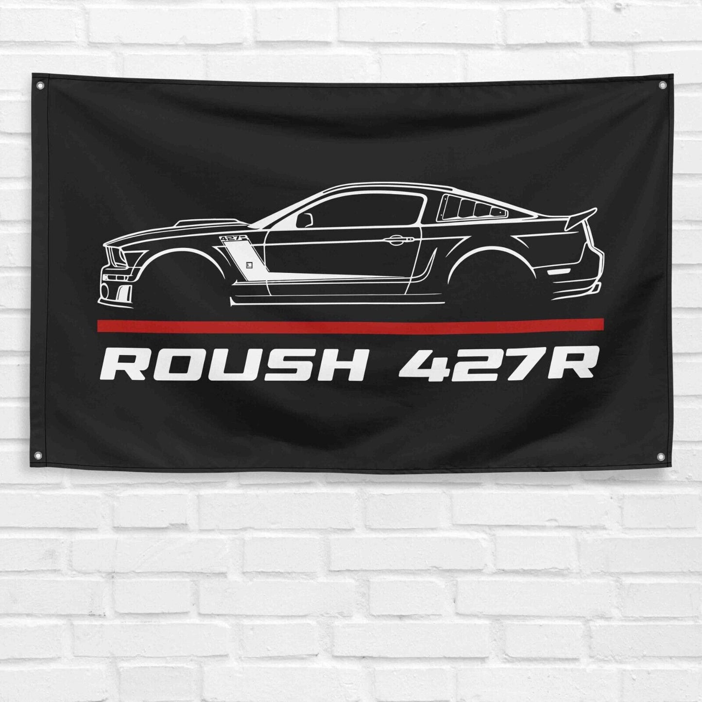 For Ford Mustang Roush 427R Car Enthusiast 3x5 ft Flag Birthday Gift Banner