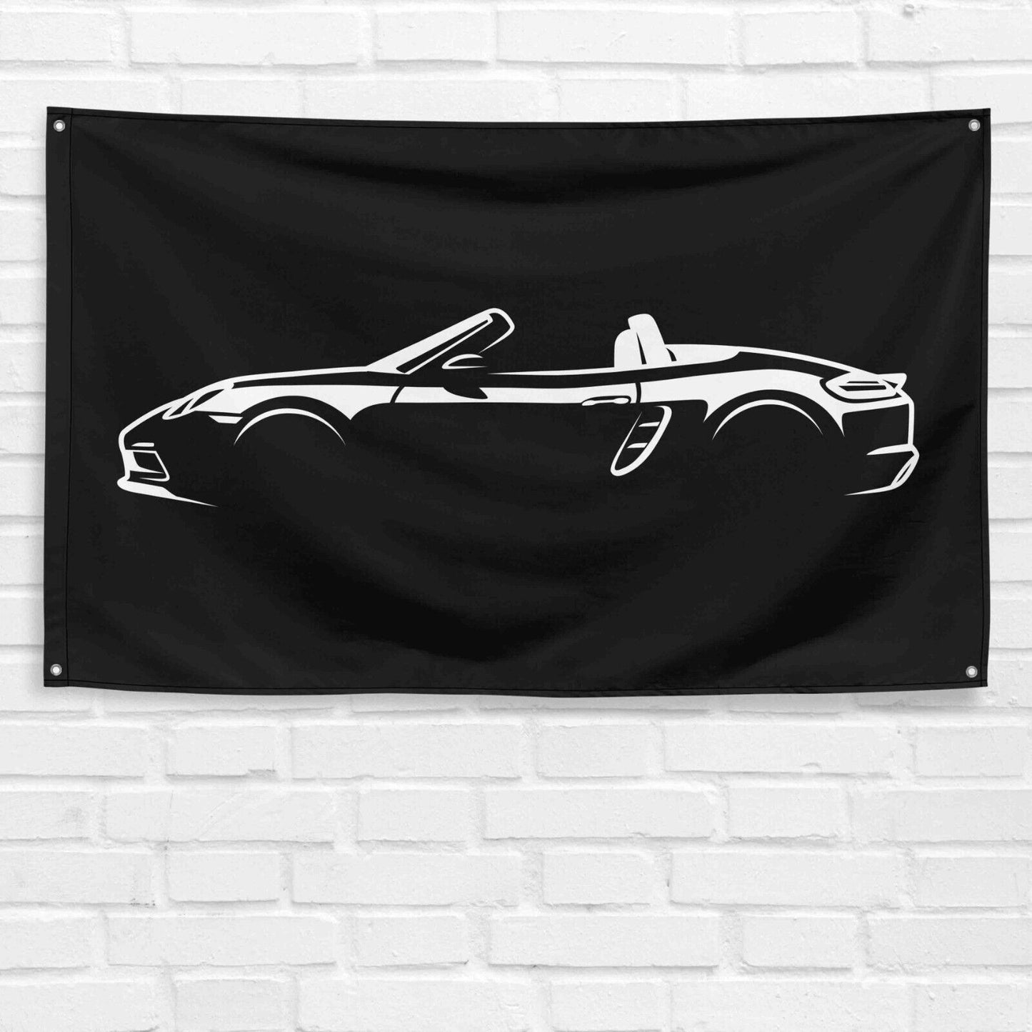 For 718 Boxster GTS 4.0 Car Enthusiast 3x5 ft Flag Grandpa Dad Son Birthday Gift Man Cave Garage Wall Decor Banner