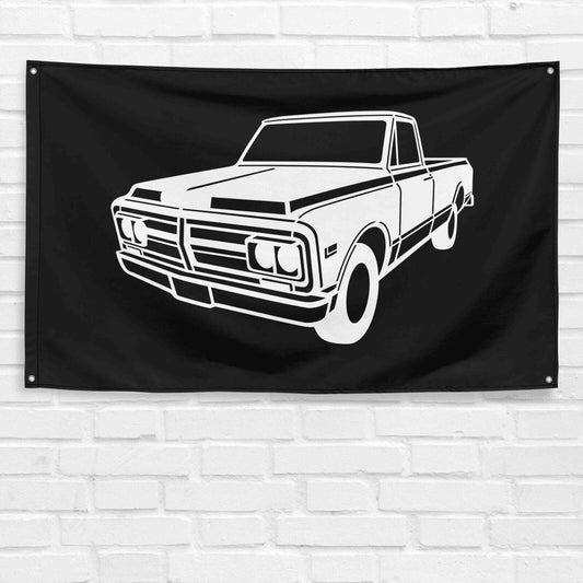 For 1970 Truck Enthusiast 3x5 ft Flag Grandpa Dad Son Birthday Gift Man Cave Garage Wall Decor Banner