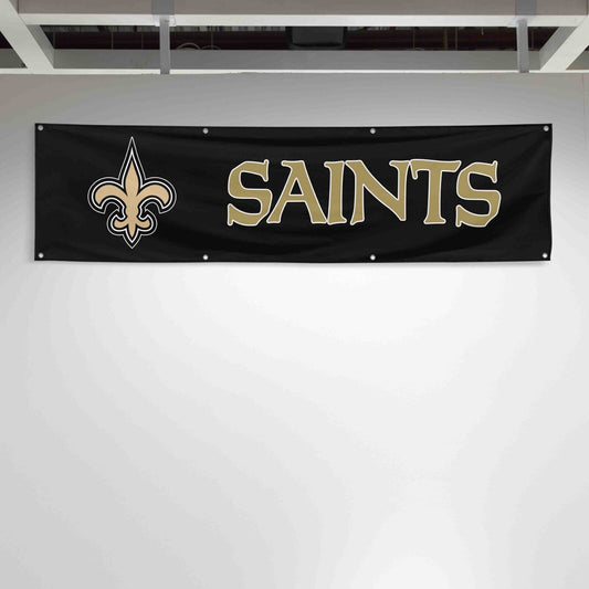 For New Orleans Saints Football Fans 2x8 ft Flag NFL Gift Man Cave Banner