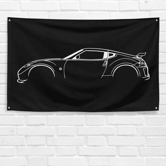 For 370z Nismo 2014 Car Enthusiast 3x5 ft Flag Grandpa Dad Son Birthday Gift Man Cave Garage Wall Decor Banner