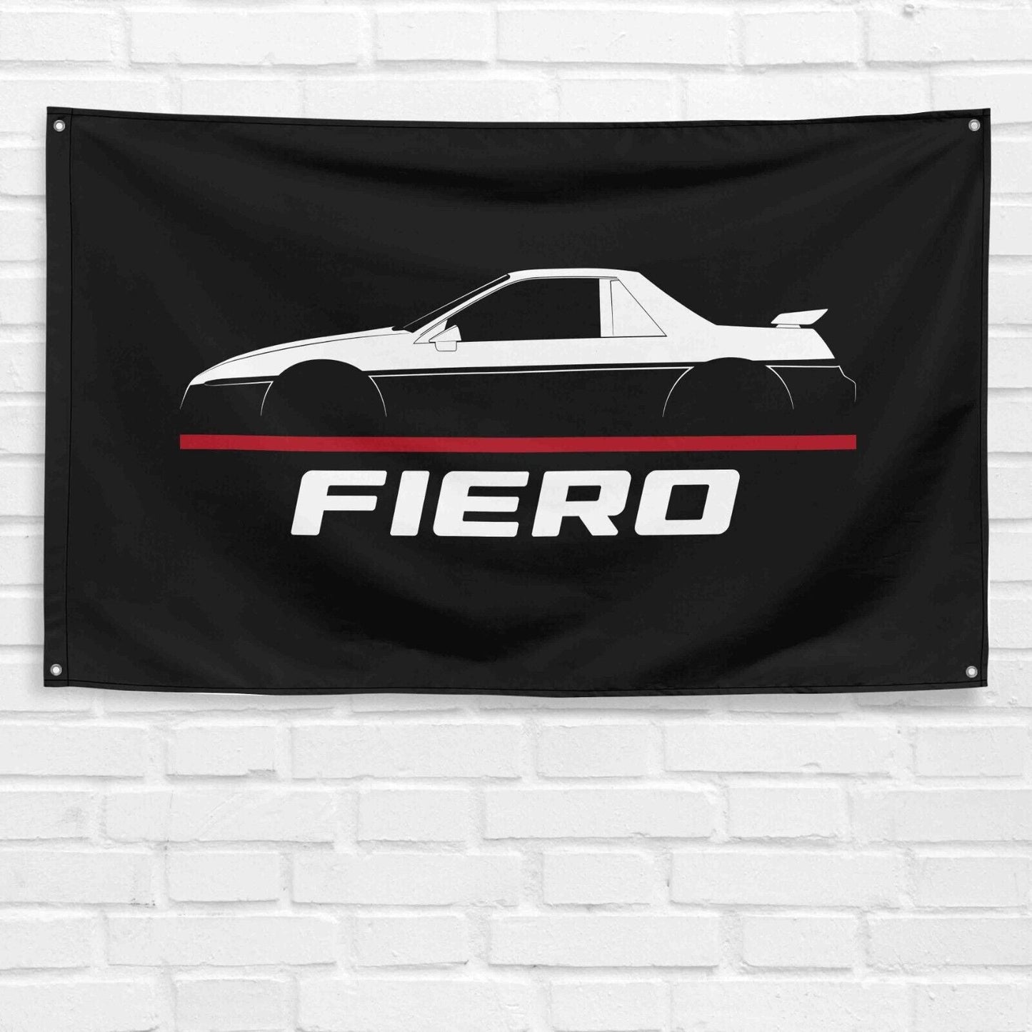 For Fiero 1984-1988 Car Enthusiast 3x5 ft Flag Grandpa Dad Son Birthday Gift Man Cave Garage Wall Decor Banner