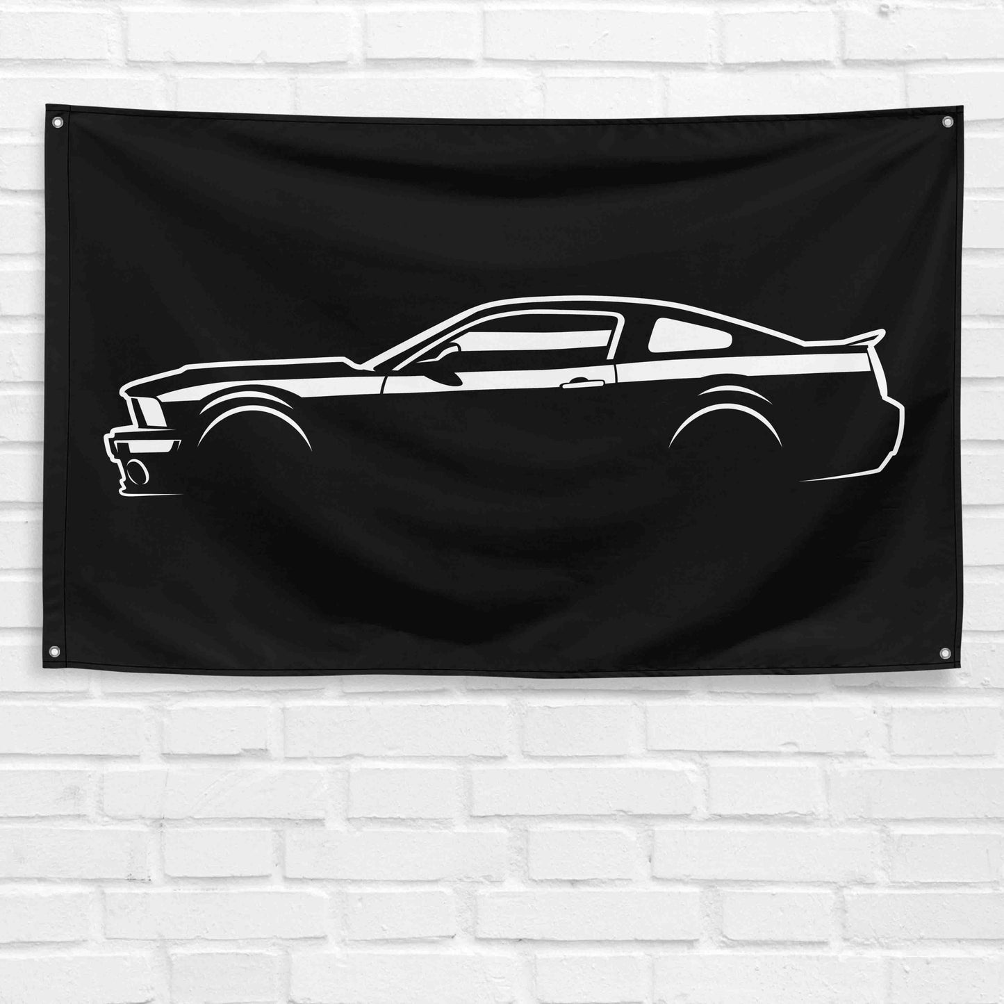 For Mustang Shelby GT500 2007 Car Enthusiast 3x5 ft Flag Grandpa Dad Son Birthday Gift Man Cave Garage Wall Decor Banner