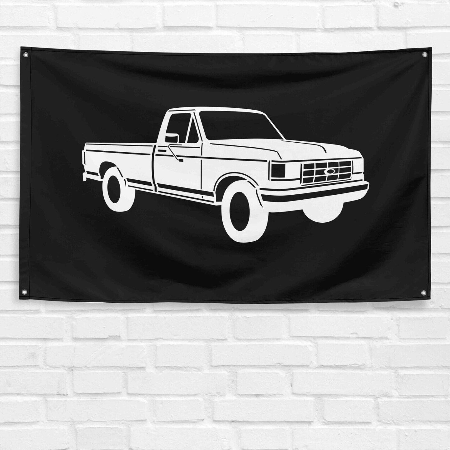 For F-150 1990 Truck Enthusiast 3x5 ft Flag Grandpa Dad Son Birthday Gift Man Cave Garage Wall Decor Banner