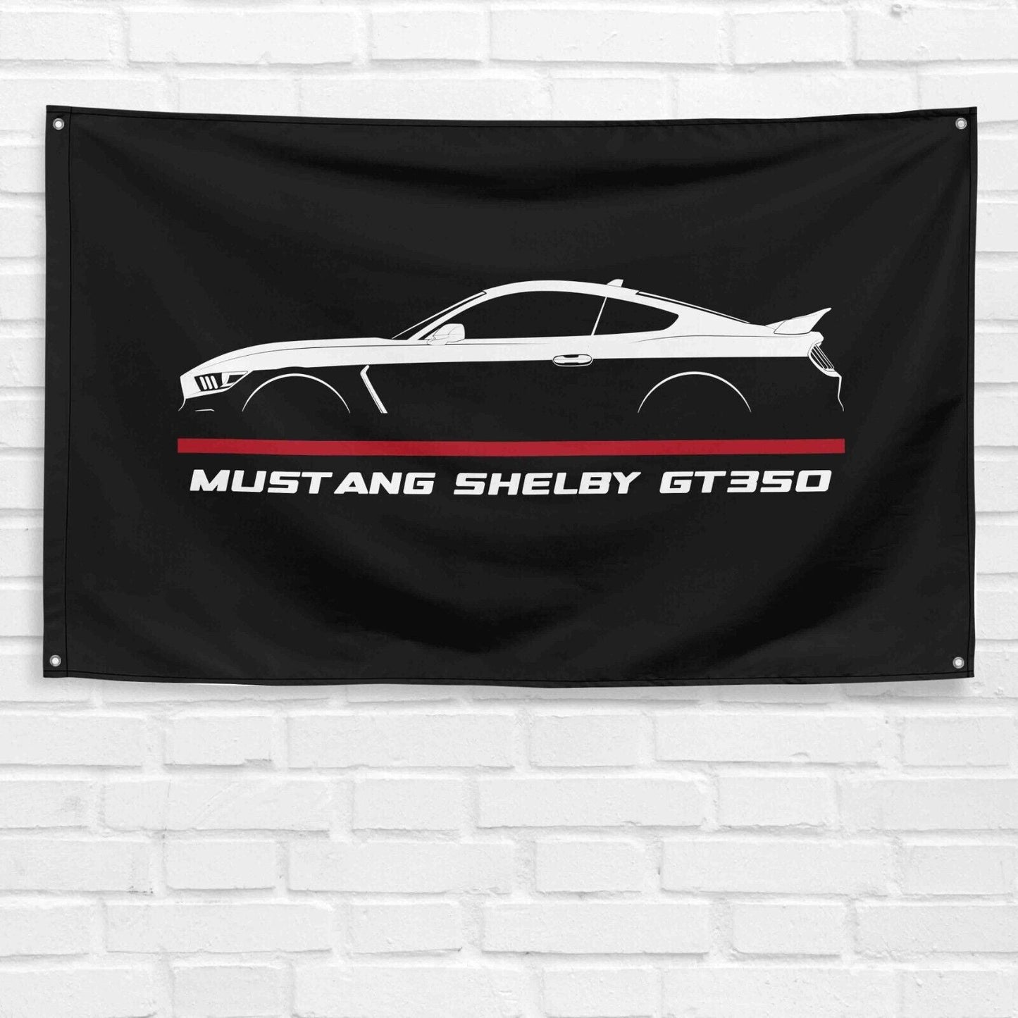 For Mustang Shelby GT350 2015-2020 Car Enthusiast 3x5 ft Flag Grandpa Dad Son Birthday Gift Man Cave Garage Wall Decor Banner