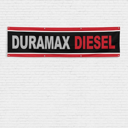 For Duramax Diesel Enthusiast 2x8 ft Flag Chevrolet Chevy V8 Wall Banner