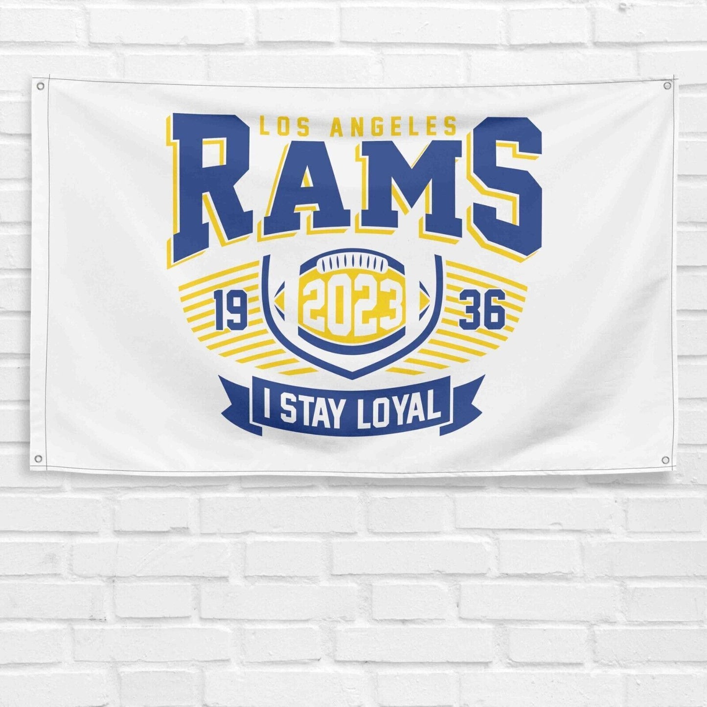 For Los Angeles Rams Fans 3x5 ft Flag NFL Football Champions Gift Wall Banner