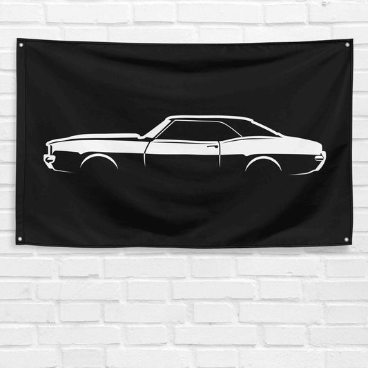 For Camaro 1969 Car Enthusiast 3x5 ft Flag Grandpa Dad Son Birthday Gift Man Cave Garage Wall Decor Banner