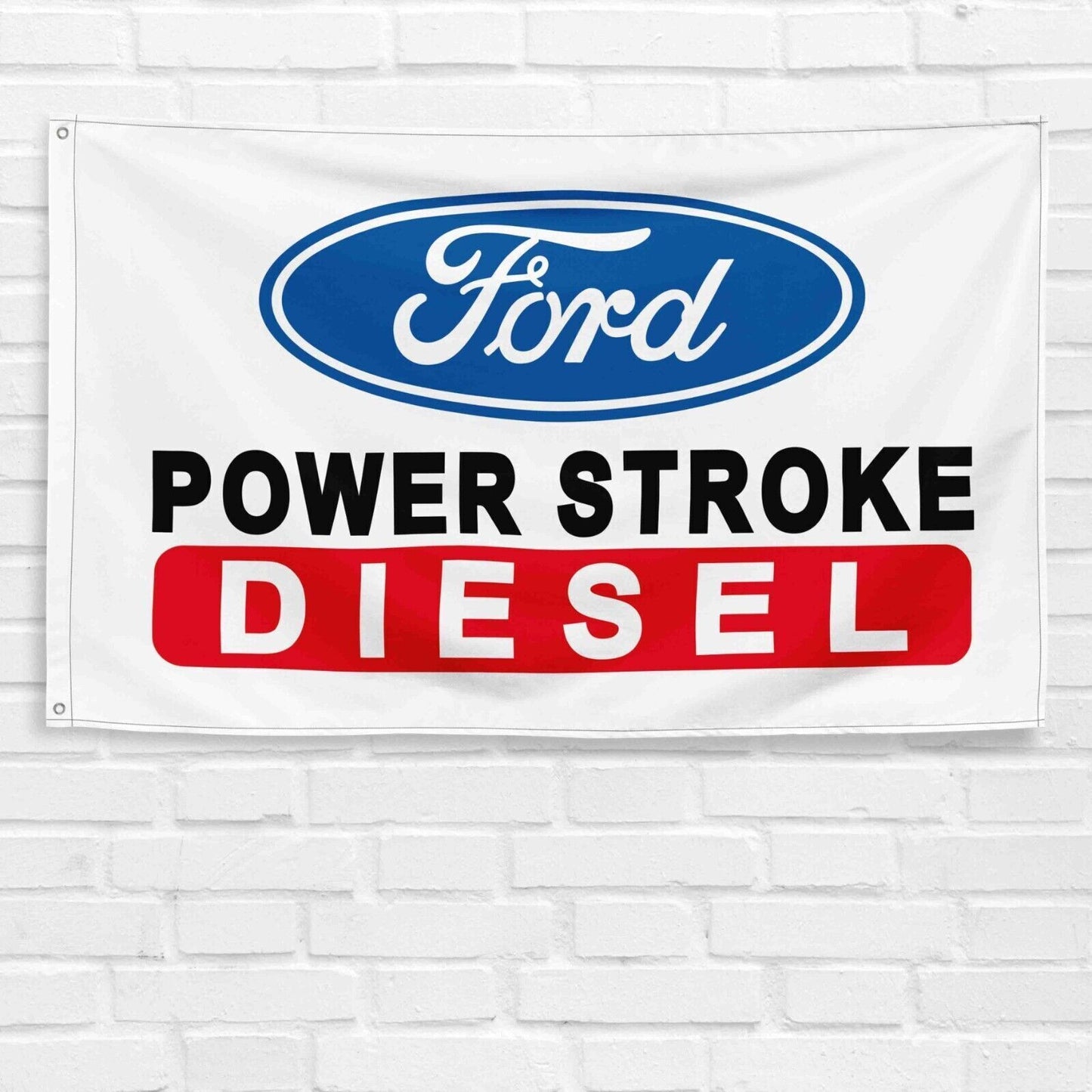 For Ford Power Stroke Diesel Engine Enthusiasts 3x5 ft Flag Car Truck Banner