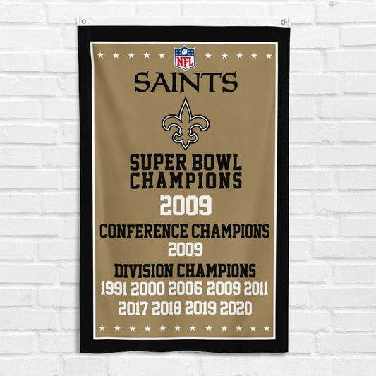 For New Orleans Saints 3x5 ft Banner NFL Football Super Bowl Champions Flag