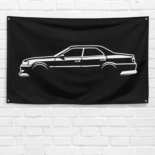 For Chaser JZX100 Car Enthusiast 3x5 ft Flag Grandpa Dad Son Birthday Gift Man Cave Garage Wall Decor Banner