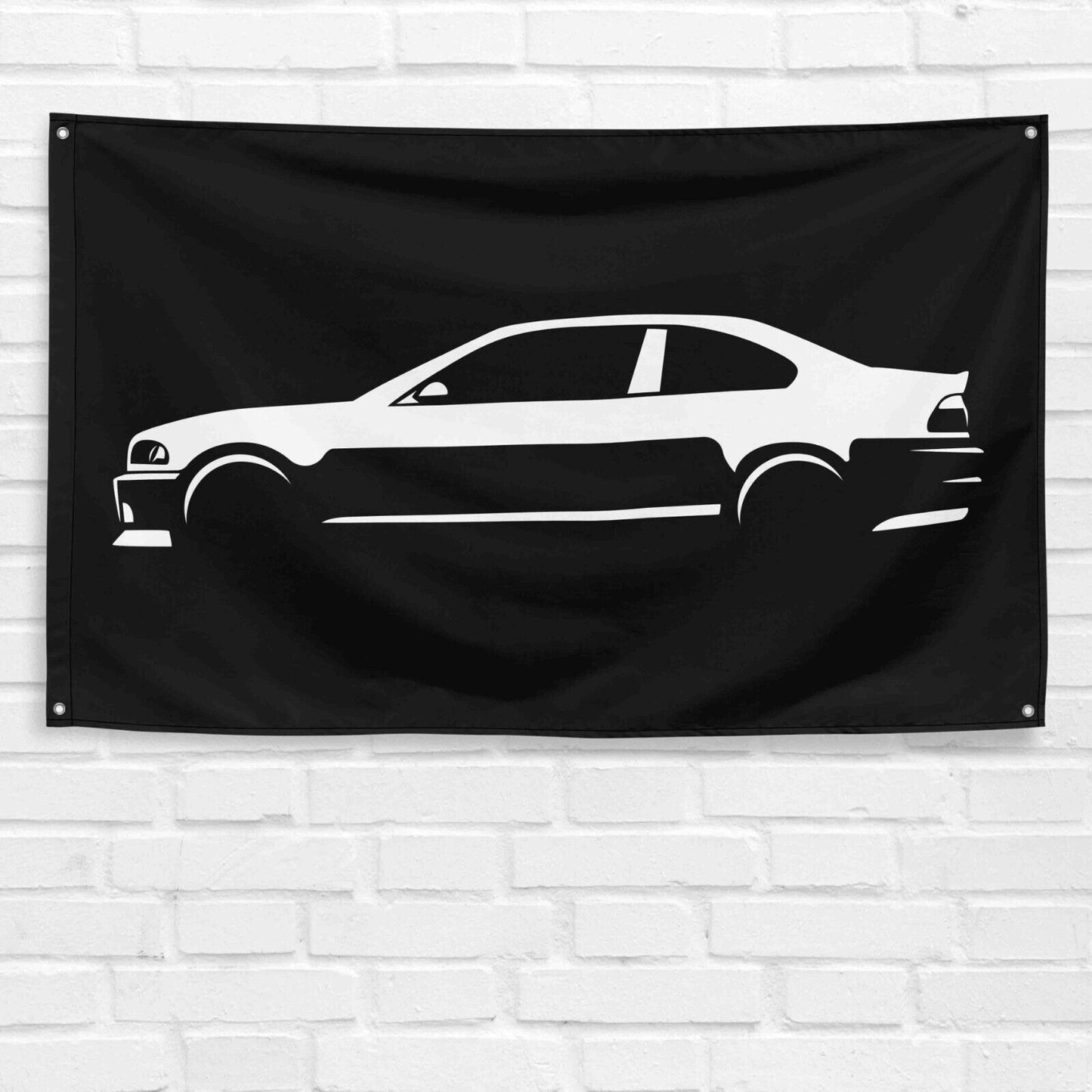 For M3 E46 Car Enthusiast 3x5 ft Flag Grandpa Dad Son Birthday Gift Man Cave Garage Wall Decor Banner