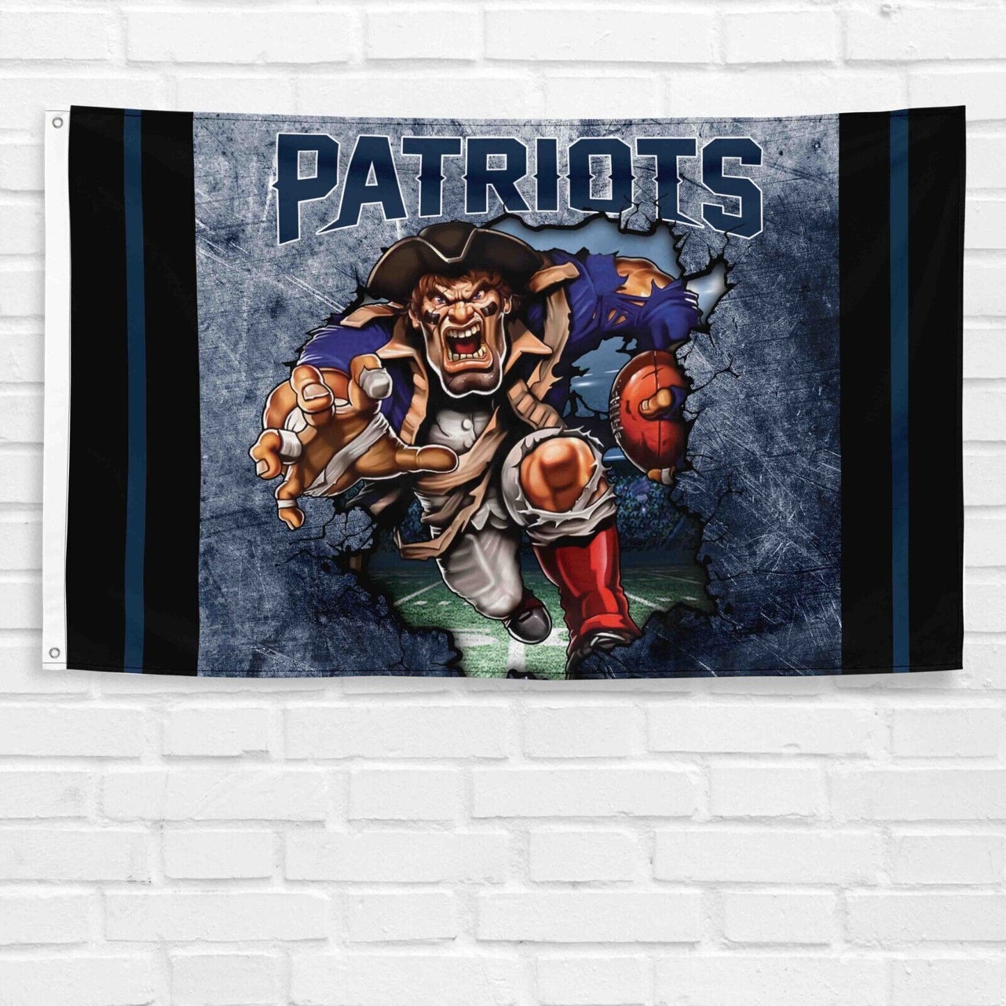 For New England Patriots 3x5 ft Flag Football NFL Super Bowl Champions Banner