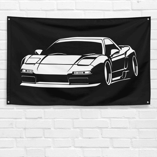 For NSX Car Enthusiast 3x5 ft Flag Grandpa Dad Son Birthday Gift Man Cave Garage Wall Decor Banner