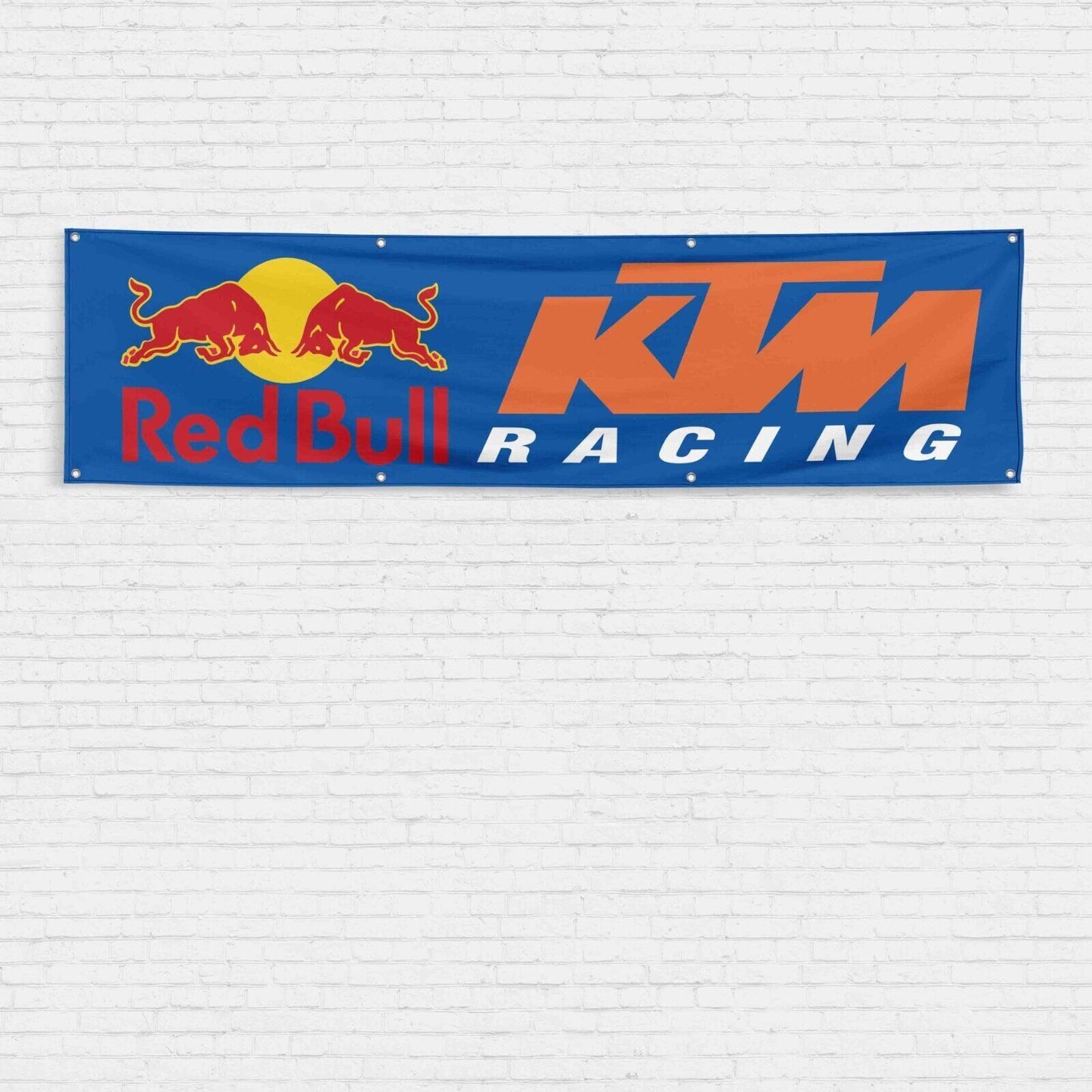 For Red Bull KTM Racing Enthusiast 2x8 ft Flag F1 Motorcycle MotoGP Banner