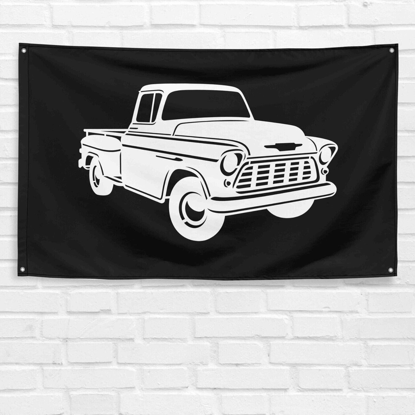 For Chevy 3200 Truck Enthusiast 3x5 ft Flag Grandpa Dad Son Birthday Gift Man Cave Garage Wall Decor Banner