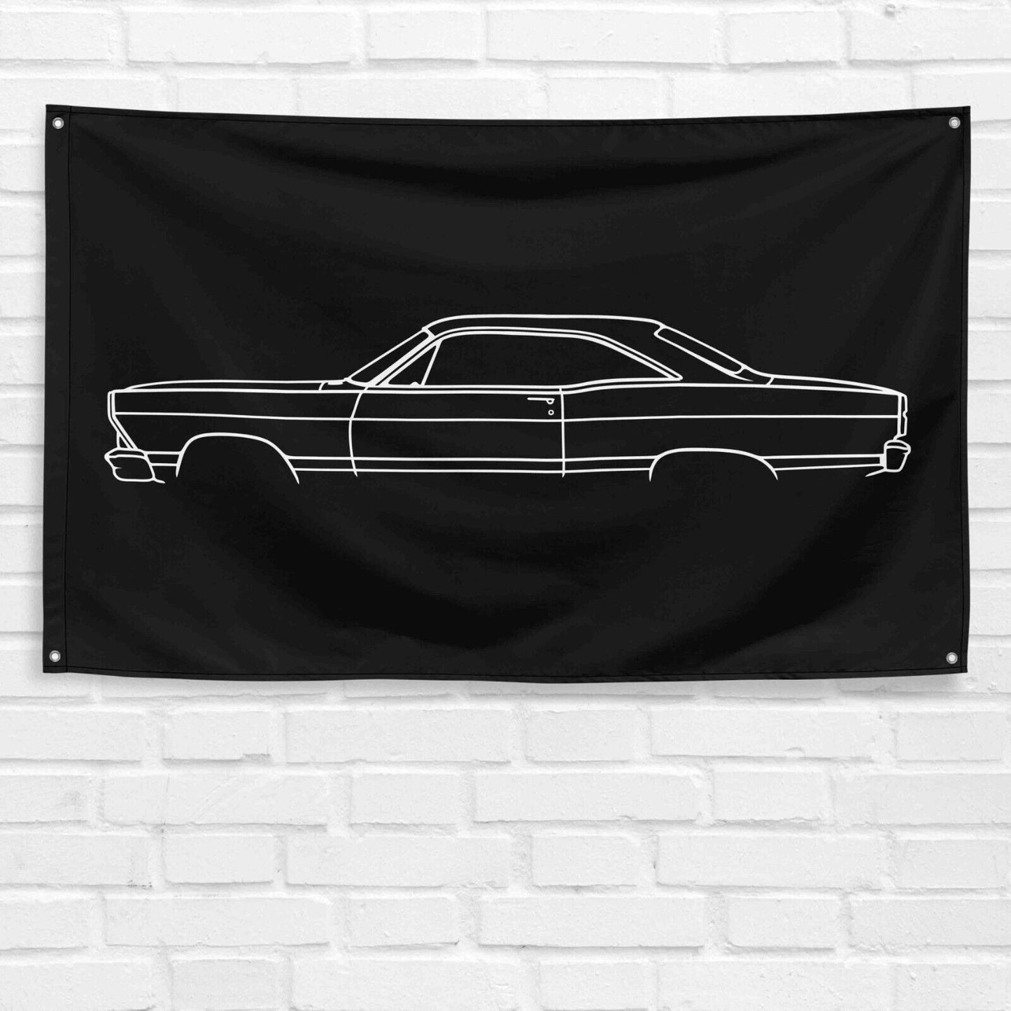 For Fairlane 500 1967 Car Enthusiast 3x5 ft Flag Grandpa Dad Son Birthday Gift Man Cave Garage Wall Decor Banner