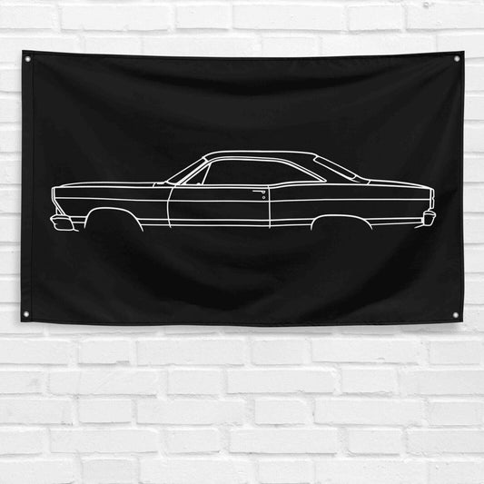 For Fairlane 500 1967 Car Enthusiast 3x5 ft Flag Grandpa Dad Son Birthday Gift Man Cave Garage Wall Decor Banner