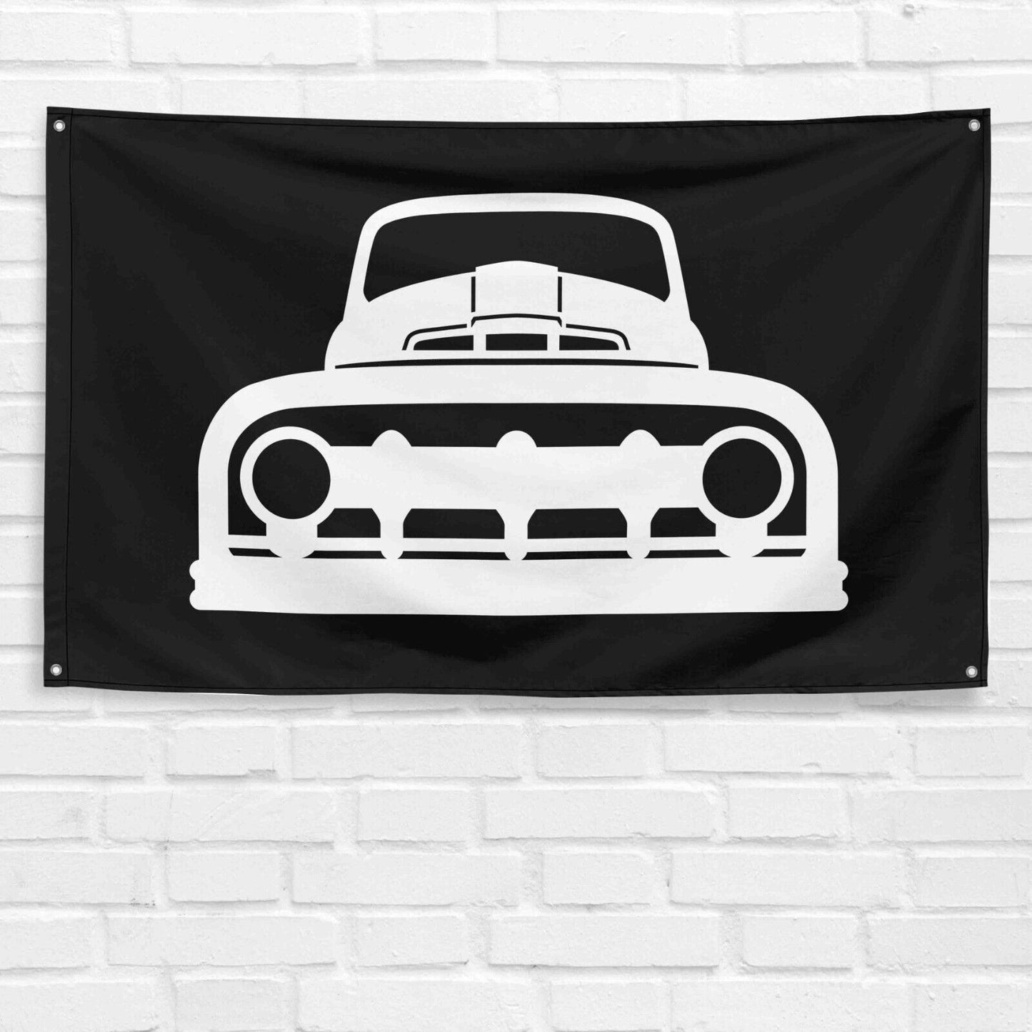 For 1950 Truck Enthusiast 3x5 ft Flag Grandpa Dad Son Birthday Gift Man Cave Garage Wall Decor Banner