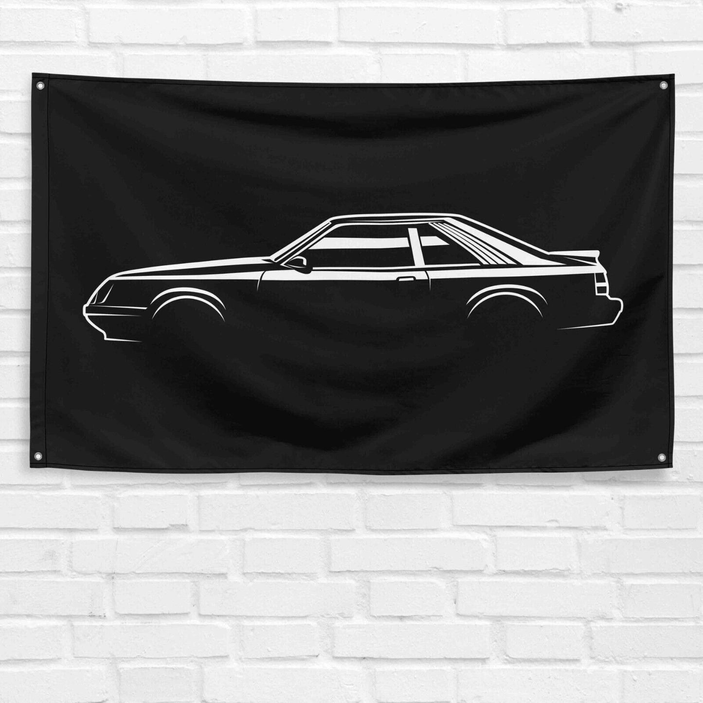 For Mustang 1993 Car Enthusiast 3x5 ft Flag Grandpa Dad Son Birthday Gift Man Cave Garage Wall Decor Banner