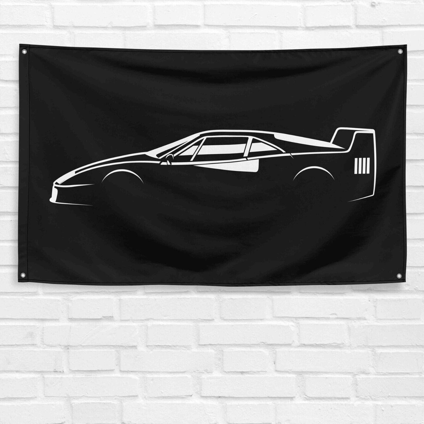 For F40 Car Enthusiast 3x5 ft Flag Grandpa Dad Son Birthday Gift Man Cave Garage Wall Decor Banner