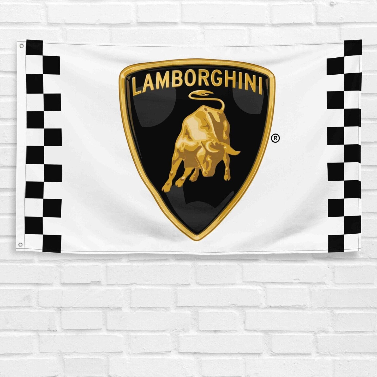 For Lamborghini 3x5 ft Banner Car Truck Racing Show Garage Wall Sign Flag