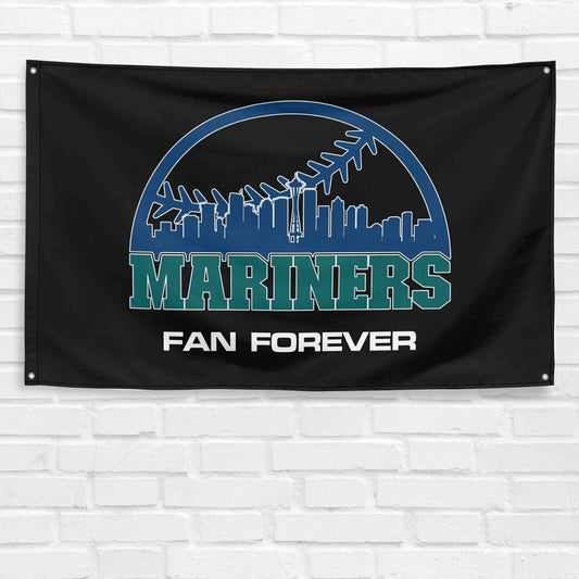 Seattle Mariners 3x5 ft Flag MLB Baseball Champions Fans Gift Wall Decor Banner