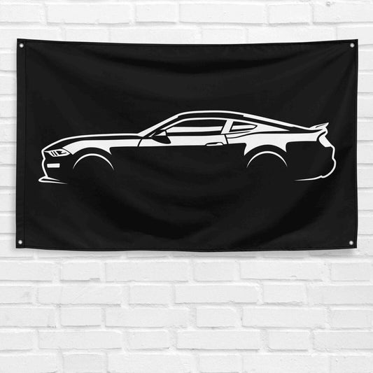 For Mustang GT 2021 Car Enthusiast 3x5 ft Flag Grandpa Dad Son Birthday Gift Man Cave Garage Wall Decor Banner