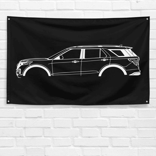 For Explorer 2020 Car Enthusiast 3x5 ft Flag Grandpa Dad Son Birthday Gift Man Cave Garage Wall Decor Banner