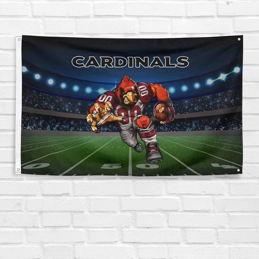 For Arizona Cardinals Football Fans 3x5 ft Mascot Flag NFL Gift Banner