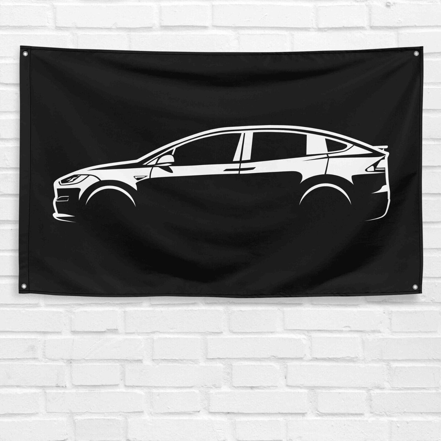 For Model X Car Enthusiast 3x5 ft Flag Grandpa Dad Son Birthday Gift Man Cave Garage Wall Decor Banner