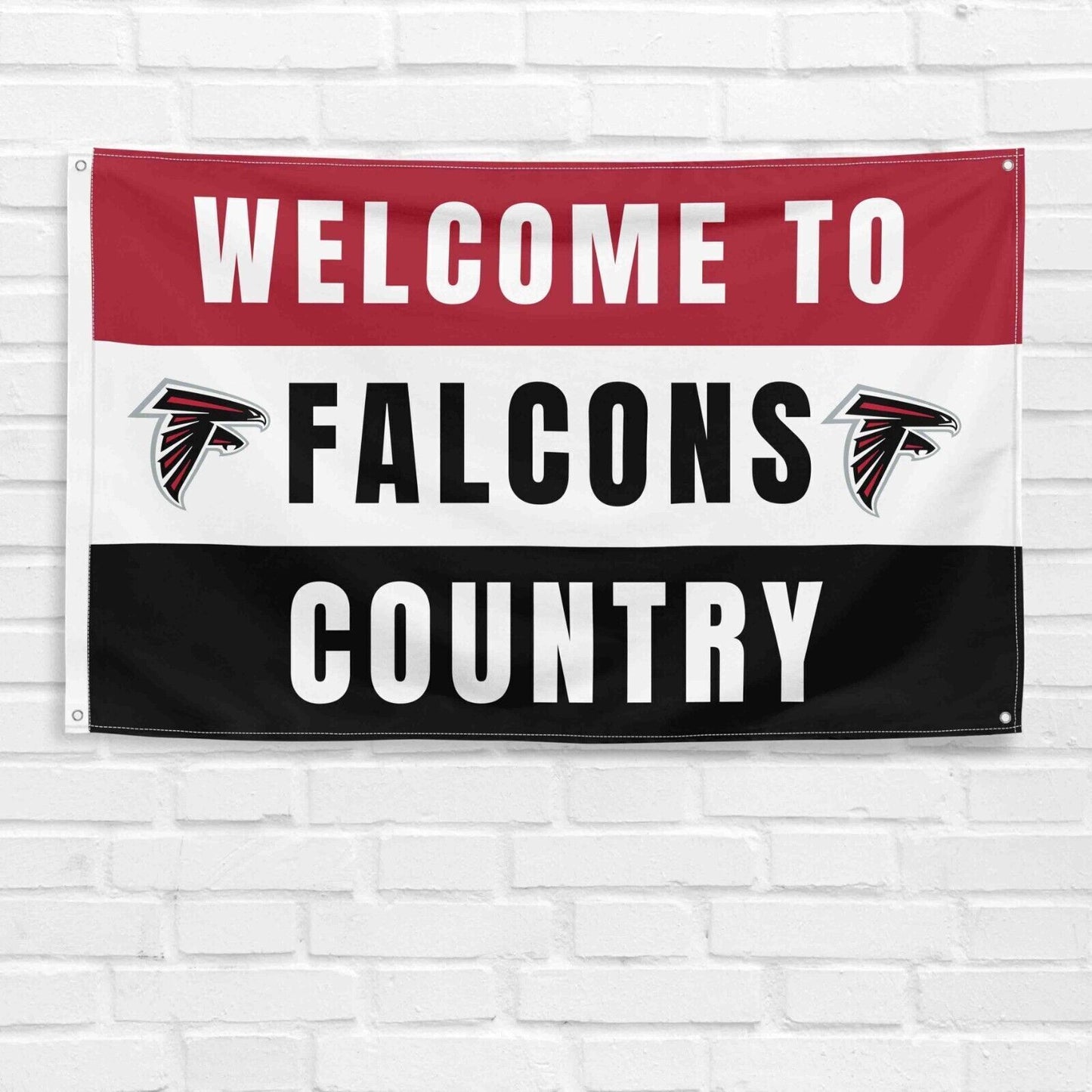 For Atlanta Falcons Football Fans 3x5 ft Flag NFL Gift Welcome Banner