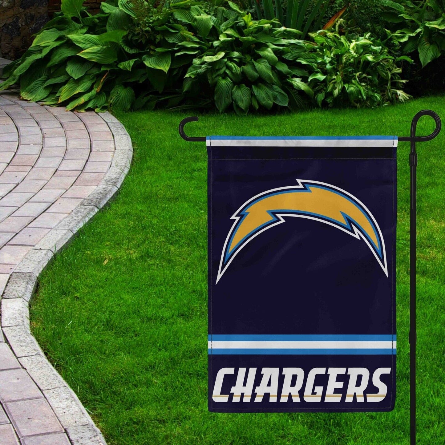 For Los Angeles Chargers Football Fans 12x18 Garden Flag Double Sided Banner