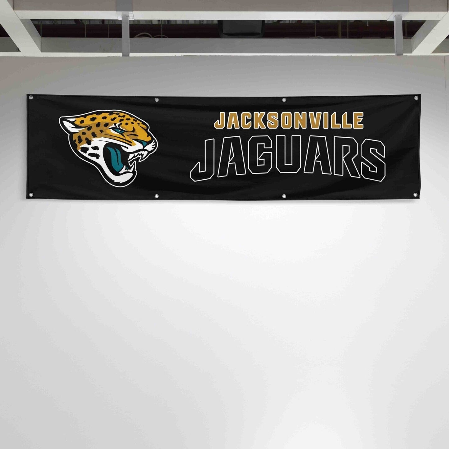 For Jacksonville Jaguars Football Fans 2x8ft Flag NFL Gift Man Cave Banner