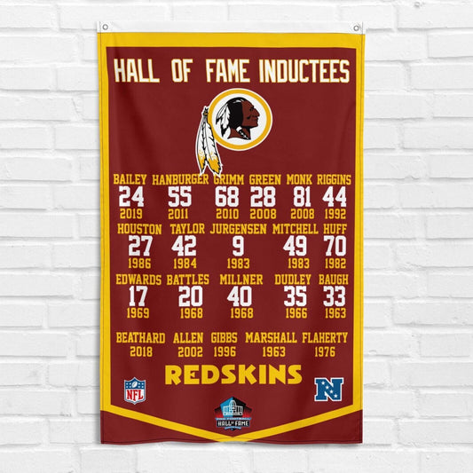 For Washington Redskins 3x5 ft Flag Hall of Fame Inductees NFL Super Bowl Banner