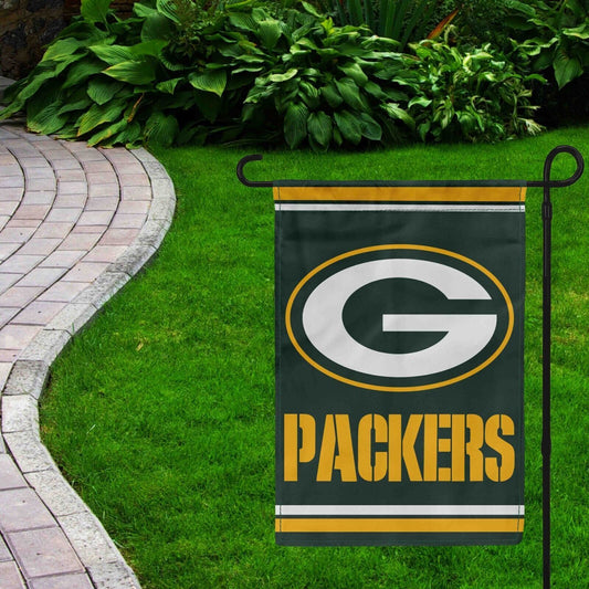 For Green Bay Packers Football Fans 12x18 Garden Flag Double Sided Yard Banner