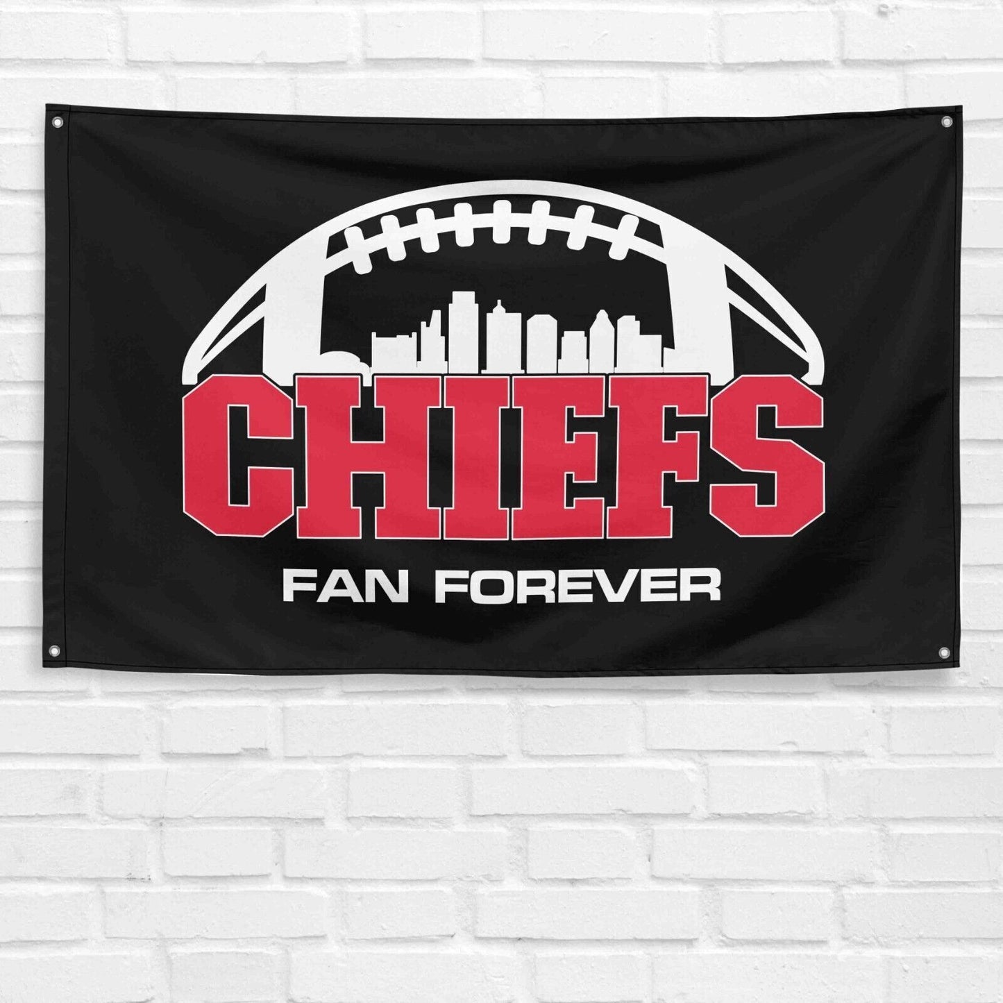 Kansas City Chiefs Fans 3x5ft Flag NFL Football Champions Banner Gift Wall Decor