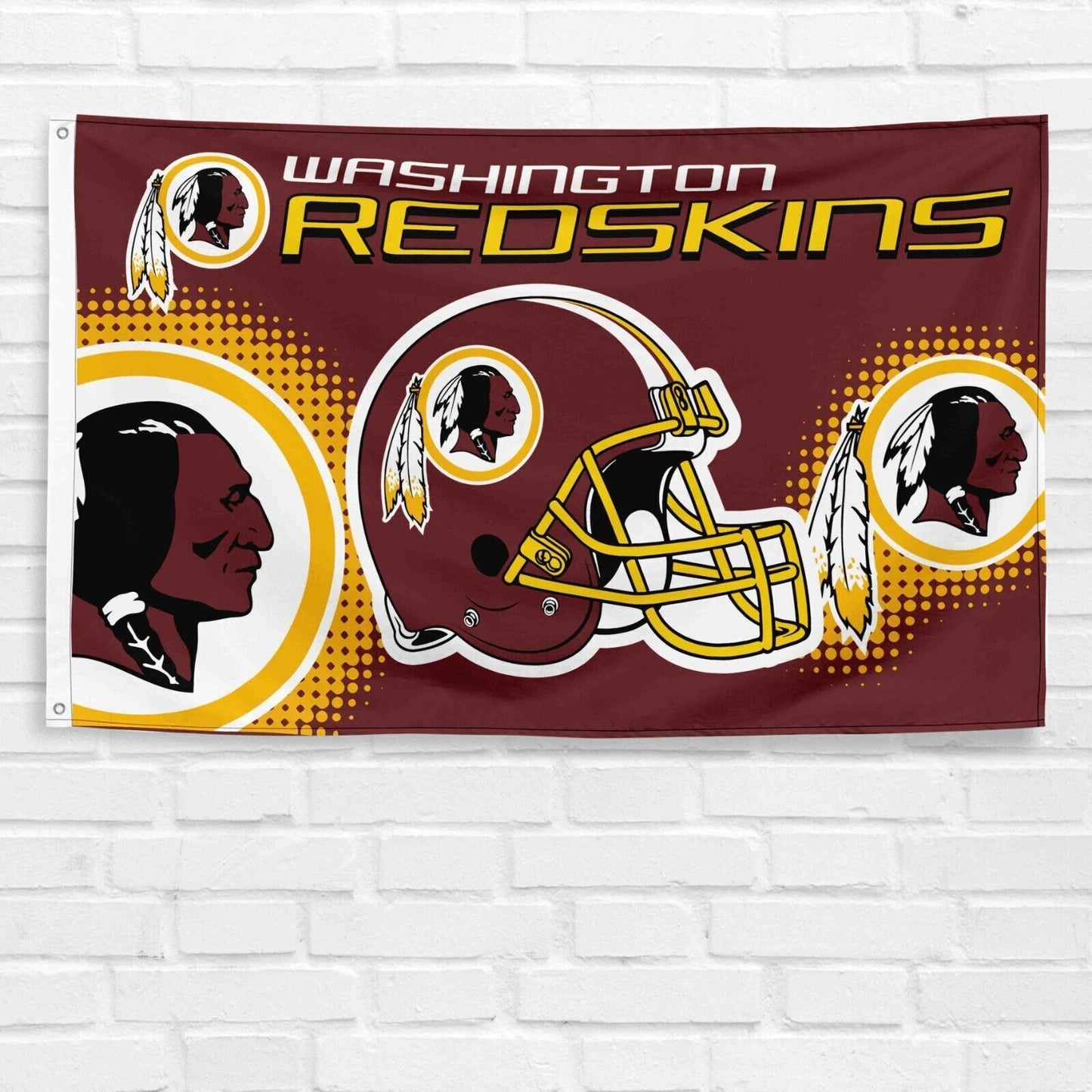 For Washington Redskins Fans 3x5ft Flag Football NFL Super Bowl Champions Banner