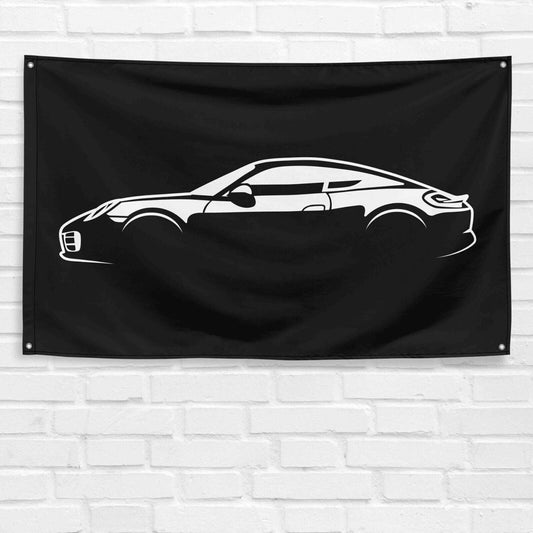 For 981 Caymans Car Enthusiast 3x5 ft Flag Grandpa Dad Son Birthday Gift Man Cave Garage Wall Decor Banner