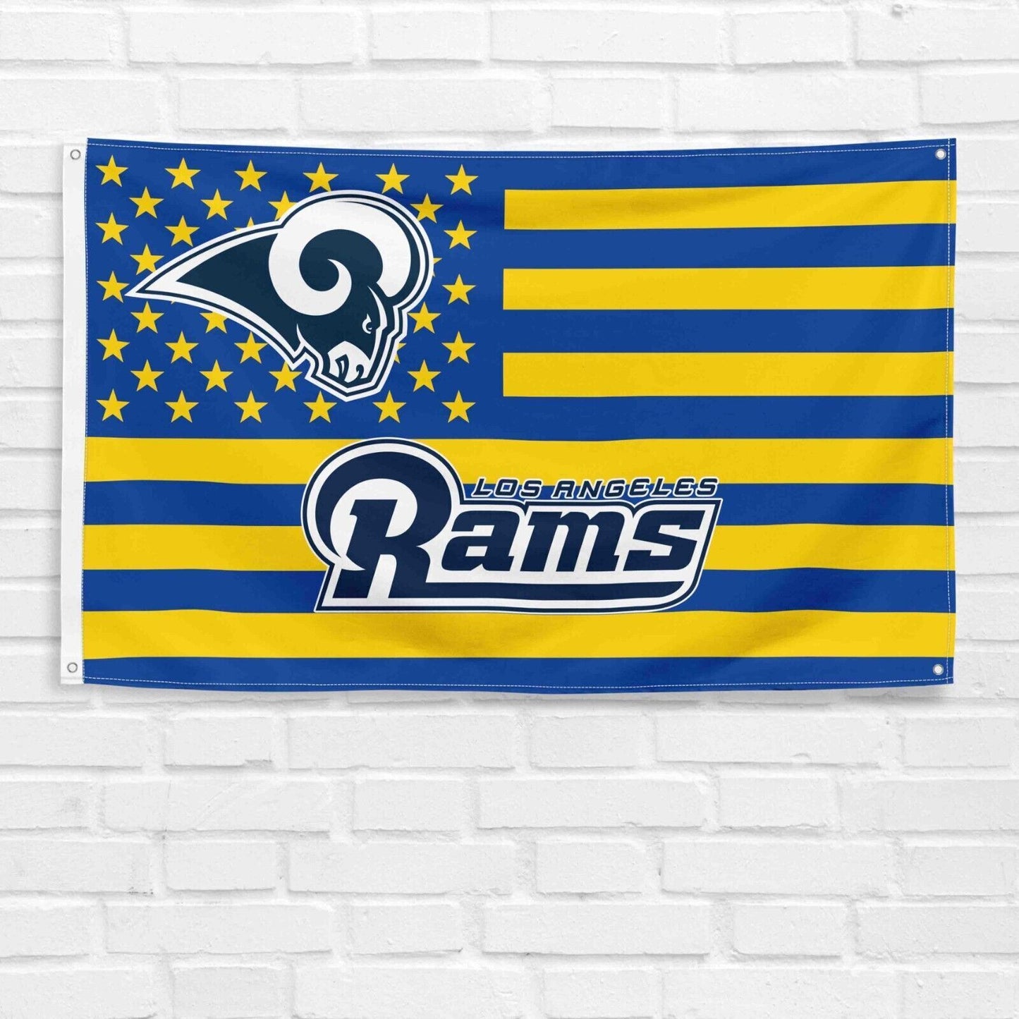 For Los Angeles Rams Football Fans 3x5 ft American Flag NFL Gift Banner