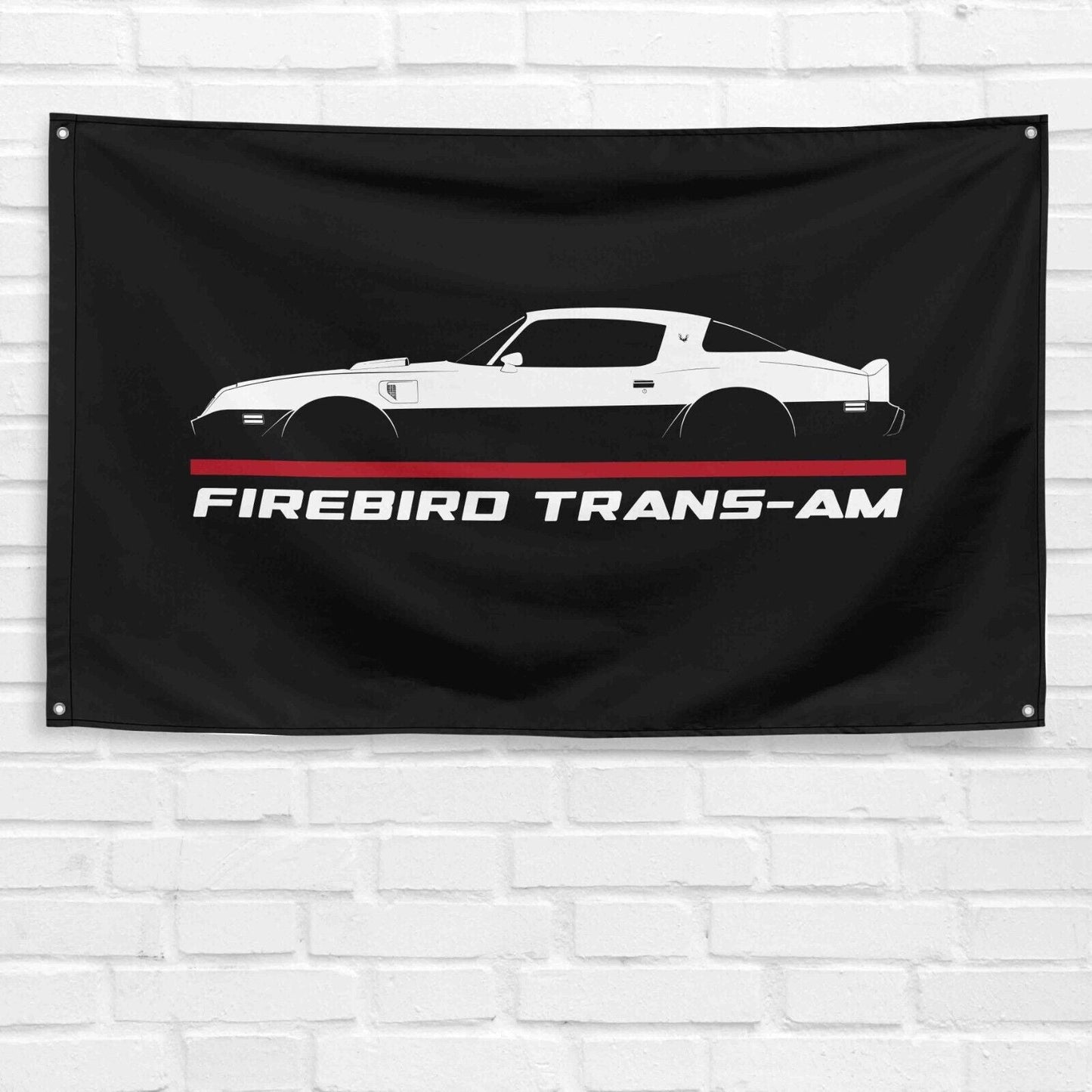 For Firebird Trans-Am 1979-1981 Car Enthusiast 3x5 ft Flag Grandpa Dad Son Birthday Gift Man Cave Garage Wall Decor Banner