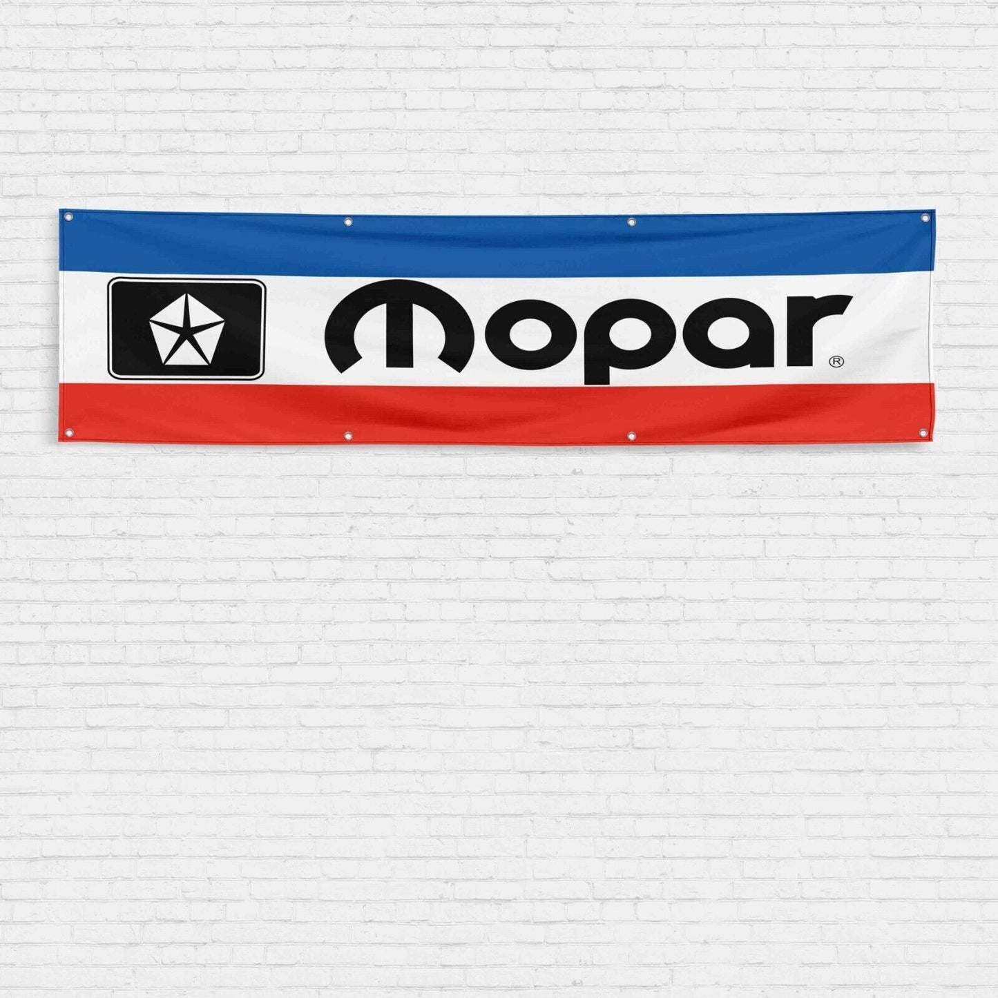 For Mopar Enthusiast 2x8 ft Flag Auto Parts Garage Wall Decor Racing Banner