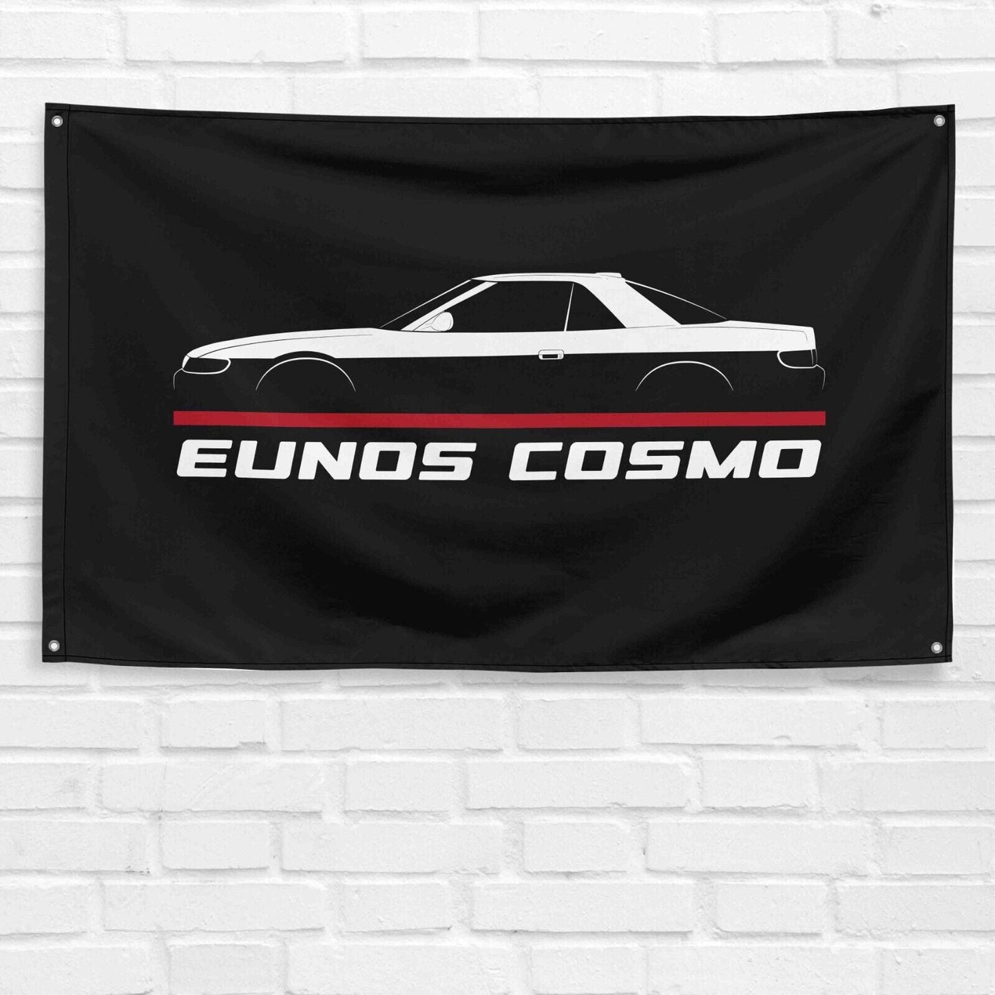 For Eunos Cosmo 1990-1996 Car Enthusiast 3x5 ft Flag Grandpa Dad Son Birthday Gift Man Cave Garage Wall Decor Banner