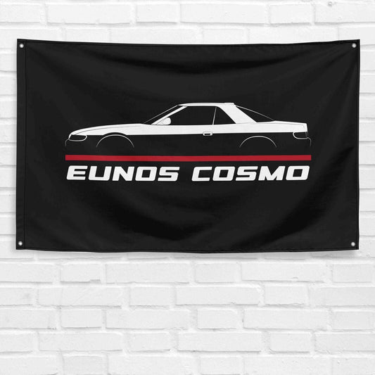 For Eunos Cosmo 1990-1996 Car Enthusiast 3x5 ft Flag Grandpa Dad Son Birthday Gift Man Cave Garage Wall Decor Banner