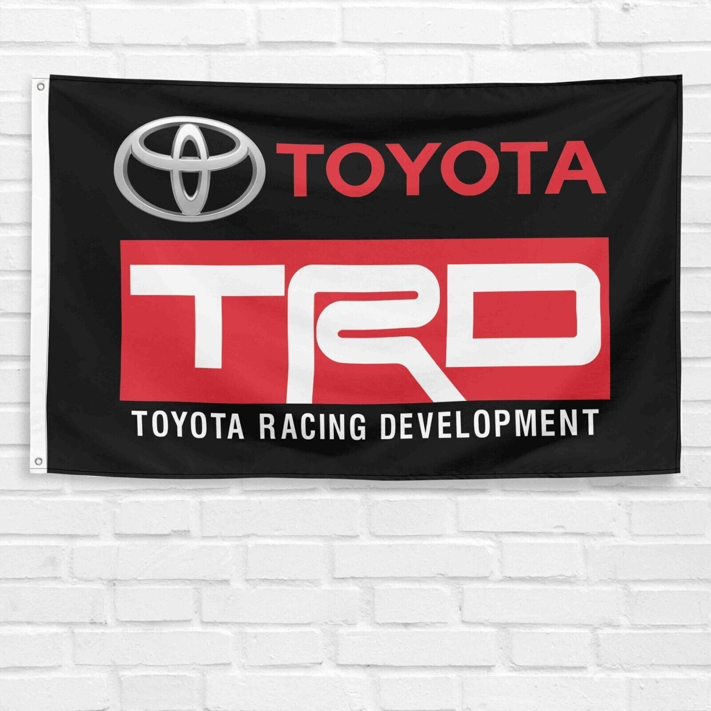 For Toyota TRD Off Road Admirers 3x5 ft Flag GR Supra Tacoma Tundra Gazoo Banner