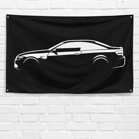 For M3 Coupe E92 Car Enthusiast 3x5 ft Flag Grandpa Dad Son Birthday Gift Man Cave Garage Wall Decor Banner